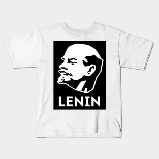 Lenin black and white Kids T-Shirt